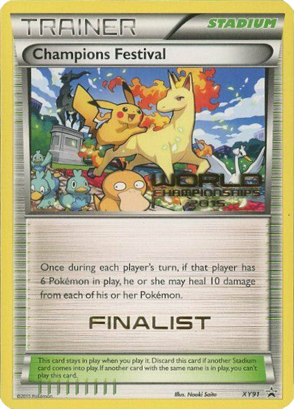 Champions Festival (XY91) (2015 Finalist) [XY: Black Star Promos] | Gam3 Escape