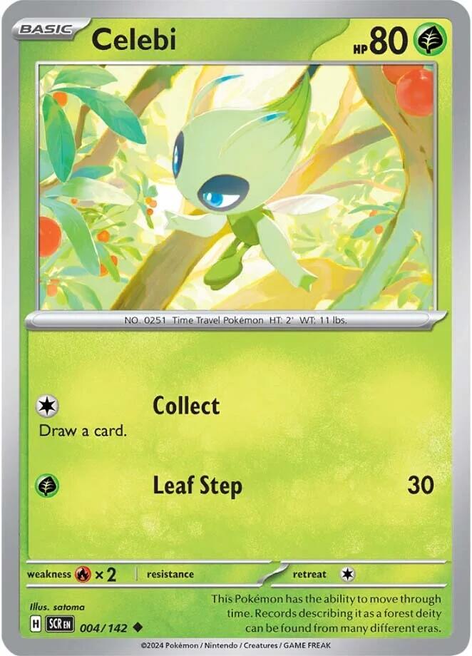 Celebi (004/142) [Scarlet & Violet: Stellar Crown] | Gam3 Escape