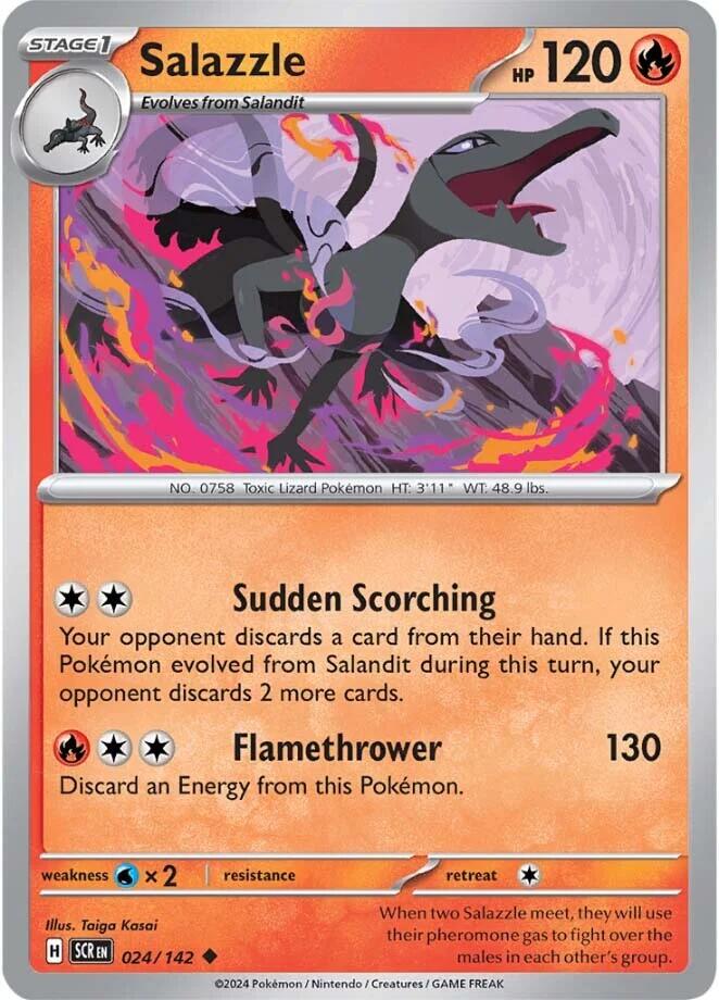 Salazzle (024/142) [Scarlet & Violet: Stellar Crown] | Gam3 Escape