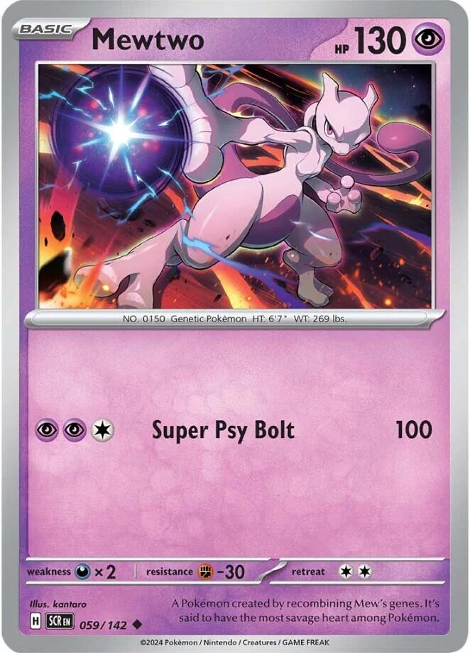 Mewtwo (059/142) [Scarlet & Violet: Stellar Crown] | Gam3 Escape