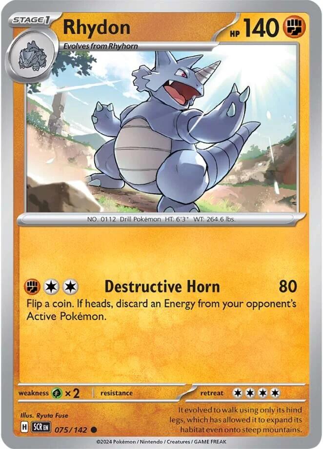 Rhydon (075/142) [Scarlet & Violet: Stellar Crown] | Gam3 Escape