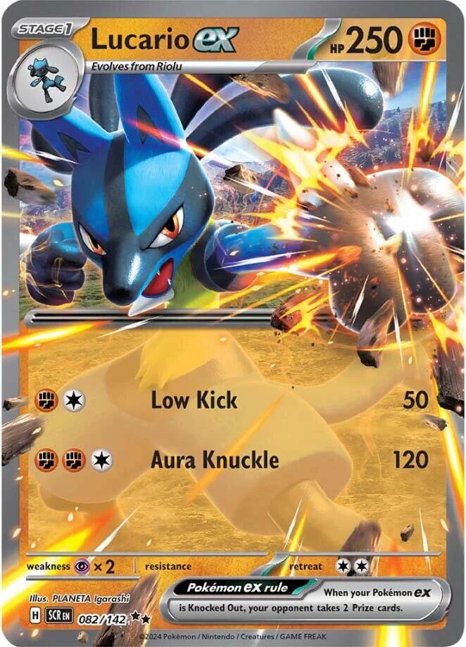 Lucario ex (082/142) [Scarlet & Violet: Stellar Crown] | Gam3 Escape