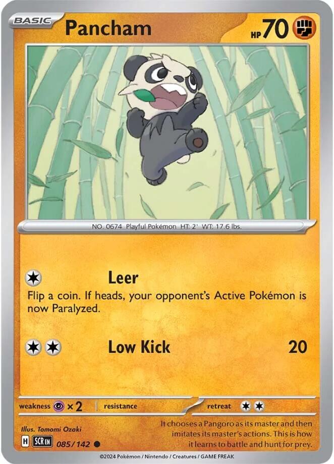 Pancham (085/142) [Scarlet & Violet: Stellar Crown] | Gam3 Escape