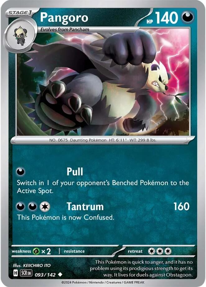 Pangoro (093/142) [Scarlet & Violet: Stellar Crown] | Gam3 Escape