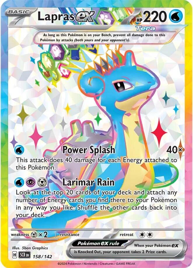 Lapras ex (158/142) [Scarlet & Violet: Stellar Crown] | Gam3 Escape