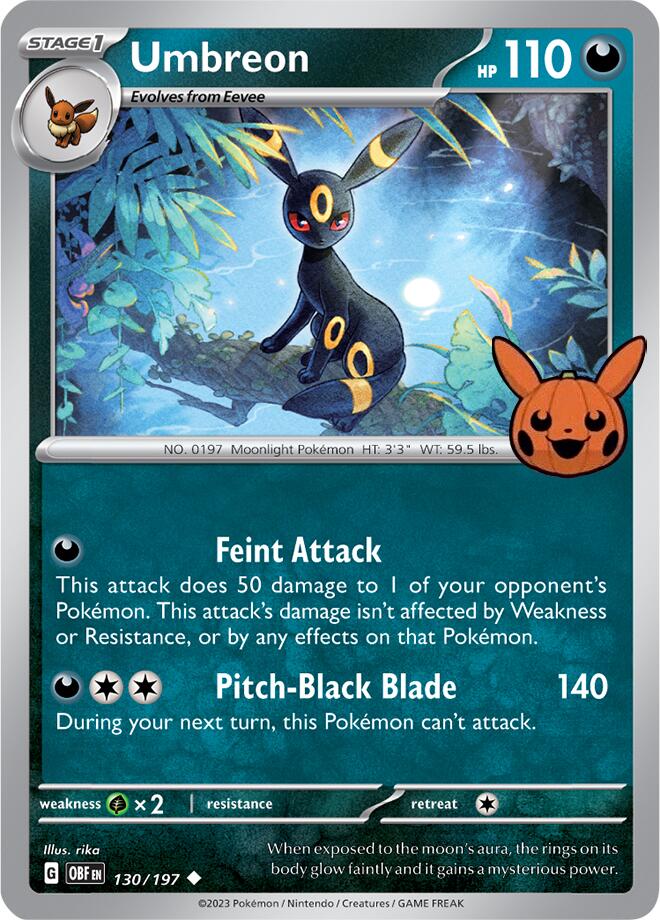 Umbreon (130/197) [Trick or Trade 2024] | Gam3 Escape