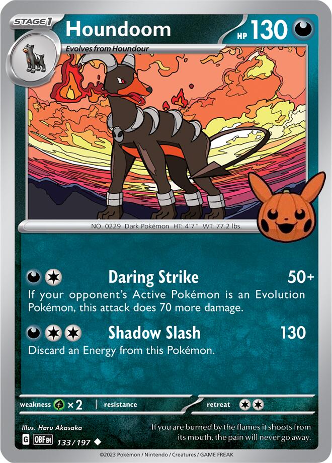 Houndoom (133/197) [Trick or Trade 2024] | Gam3 Escape