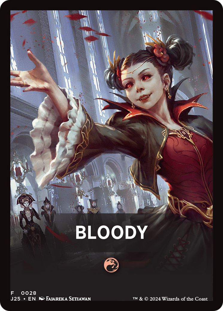 Bloody Theme Card [Foundations Jumpstart Front Cards] | Gam3 Escape