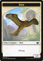 Bird (003) // Serra the Benevolent Emblem Double-Sided Token [Modern Horizons Tokens] | Gam3 Escape