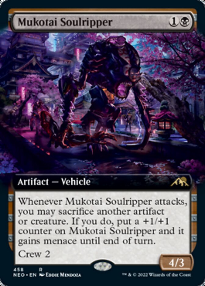 Mukotai Soulripper (Extended Art) [Kamigawa: Neon Dynasty] | Gam3 Escape