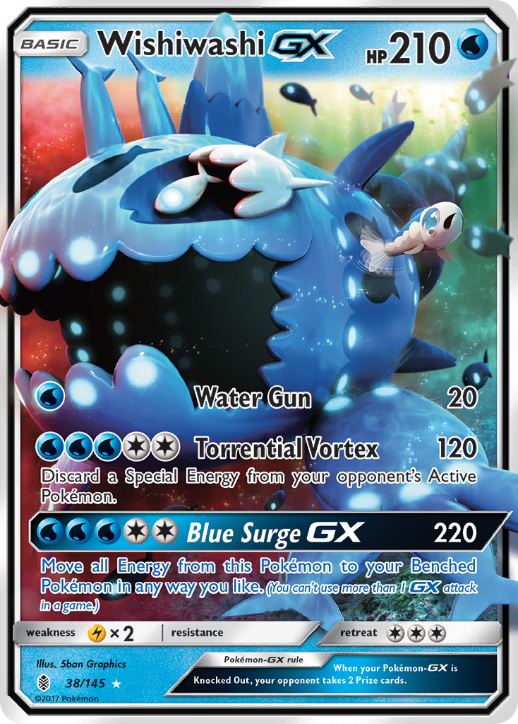 Wishiwashi GX (38/145) [Sun & Moon: Guardians Rising] | Gam3 Escape