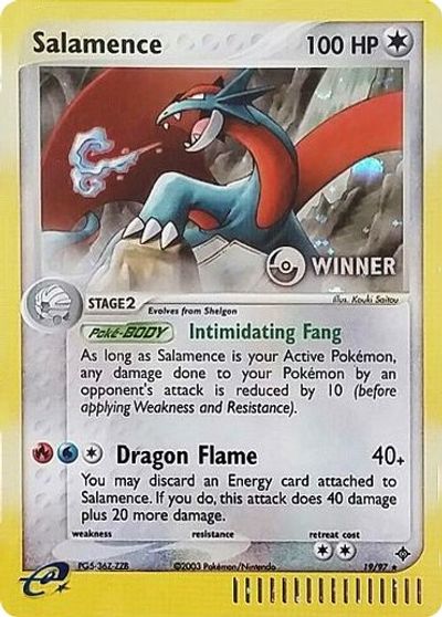 Salamence (19/97) (Winner) [League & Championship Cards] | Gam3 Escape