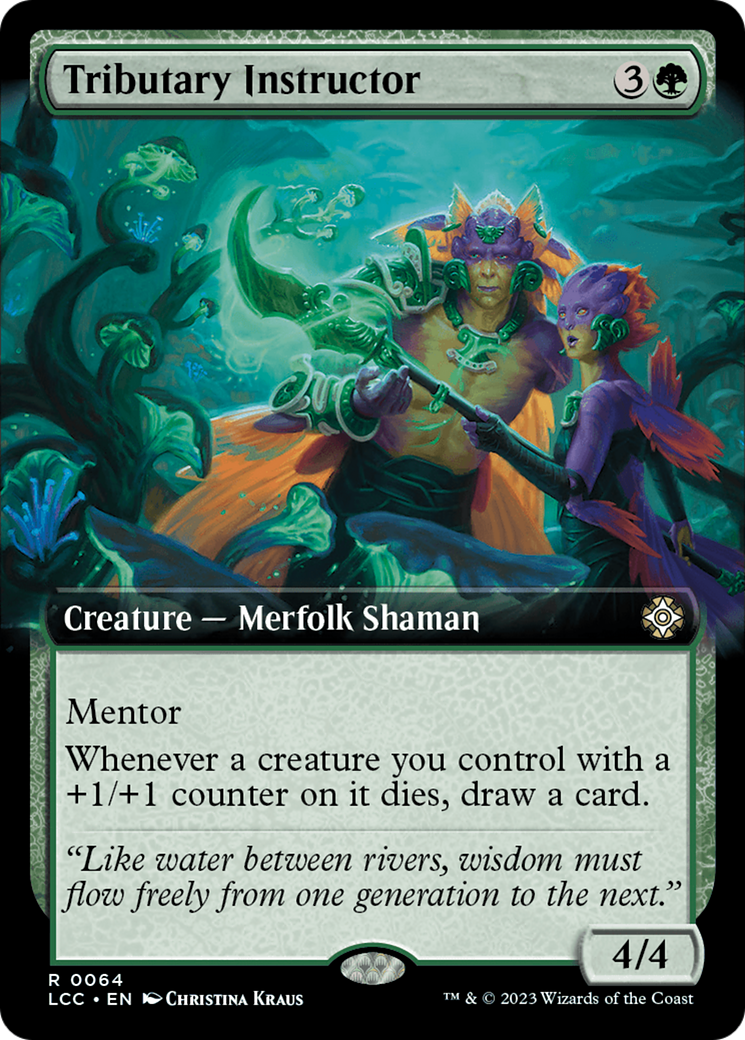 Tributary Instructor (Extended Art) [The Lost Caverns of Ixalan Commander] | Gam3 Escape