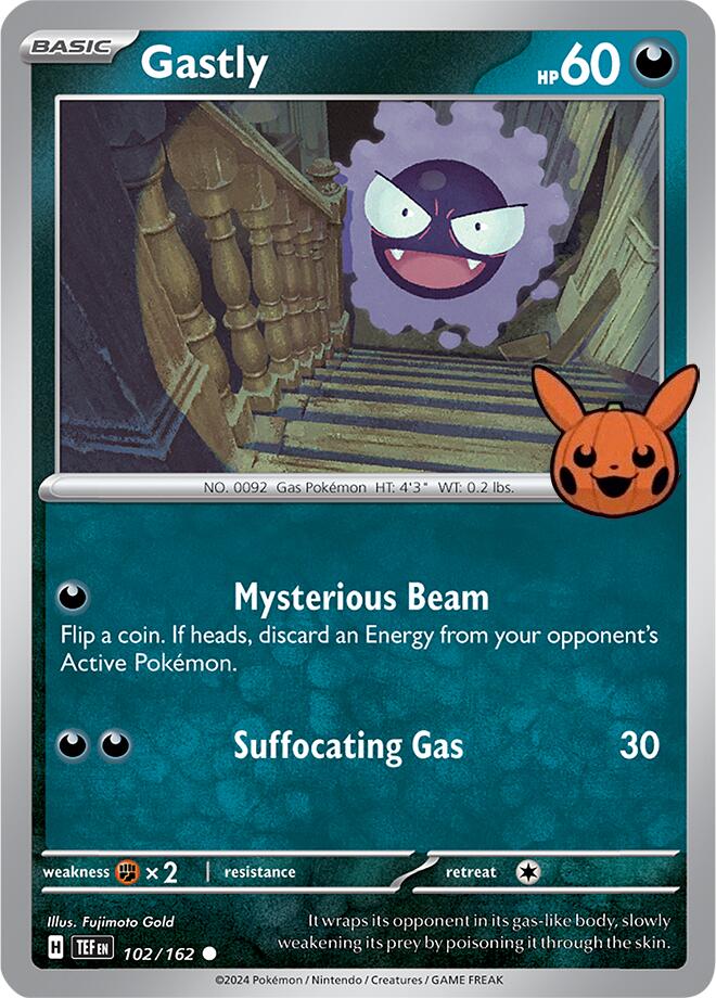 Gastly (102/162) [Trick or Trade 2024] | Gam3 Escape