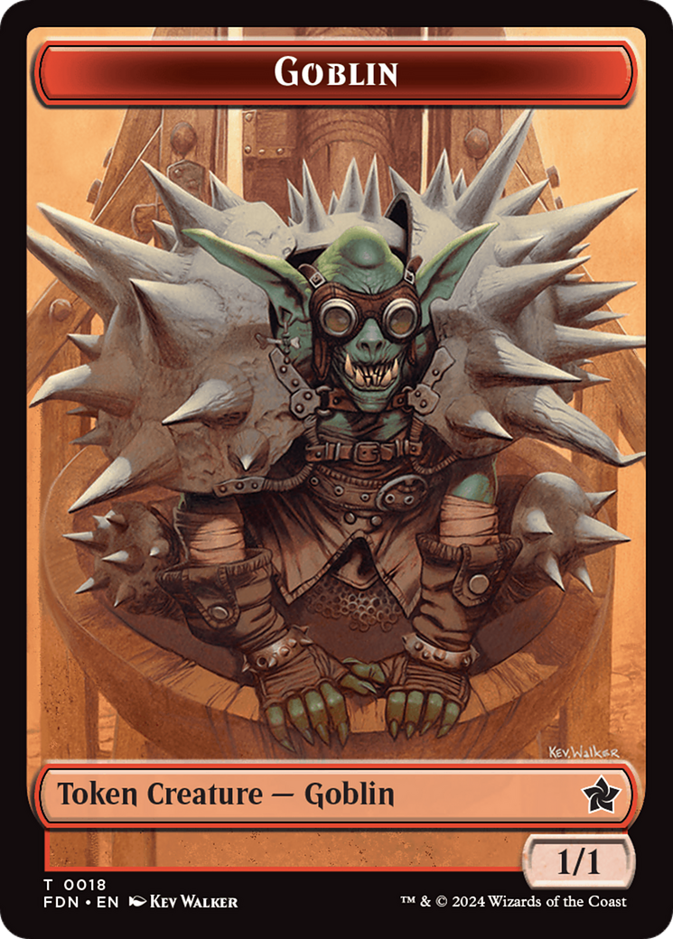 Goblin // Treasure Double-Sided Token [Foundations Tokens] | Gam3 Escape