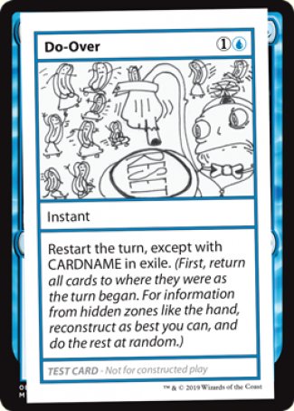 Do-Over (2021 Edition) [Mystery Booster Playtest Cards] | Gam3 Escape