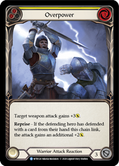 Overpower (Yellow) [U-WTR124] (Welcome to Rathe Unlimited)  Unlimited Rainbow Foil | Gam3 Escape