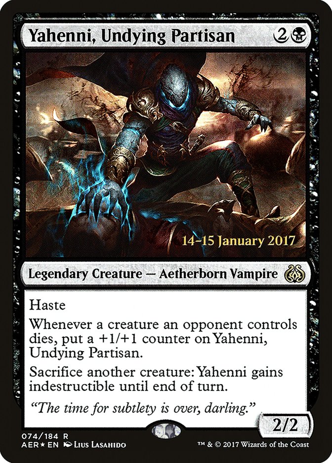 Yahenni, Undying Partisan [Aether Revolt Prerelease Promos] | Gam3 Escape