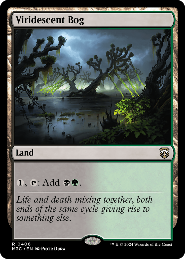 Viridescent Bog (Ripple Foil) [Modern Horizons 3 Commander] | Gam3 Escape