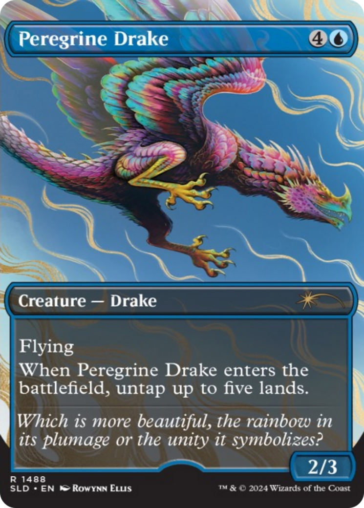 Peregrine Drake (Rainbow Foil) [Secret Lair Drop Series] | Gam3 Escape