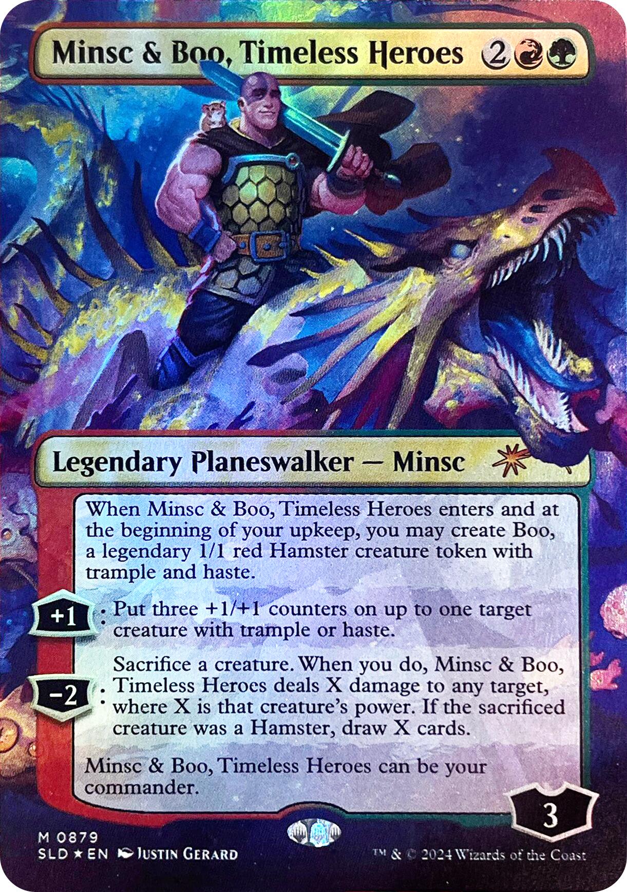 Minsc & Boo, Timeless Heroes (Rainbow Foil) [Secret Lair Drop Series] | Gam3 Escape