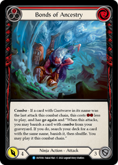 Bonds of Ancestry (Red) [OUT056] (Outsiders)  Rainbow Foil | Gam3 Escape