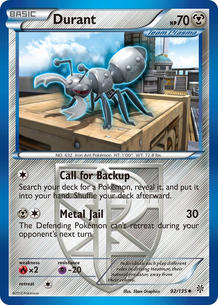 Durant (92/135) [Black & White: Plasma Storm] | Gam3 Escape