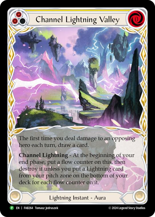 Channel Lightning Valley [FAB264] (Promo)  Cold Foil | Gam3 Escape