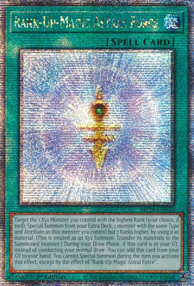 Rank-Up-Magic Astral Force [MP24-EN035] Quarter Century Secret Rare | Gam3 Escape