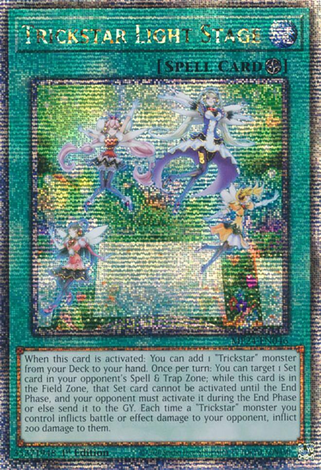 Trickstar Light Stage [MP24-EN046] Quarter Century Secret Rare | Gam3 Escape