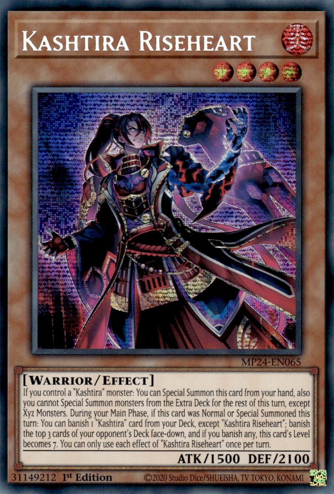 Kashtira Riseheart [MP24-EN065] Prismatic Secret Rare | Gam3 Escape