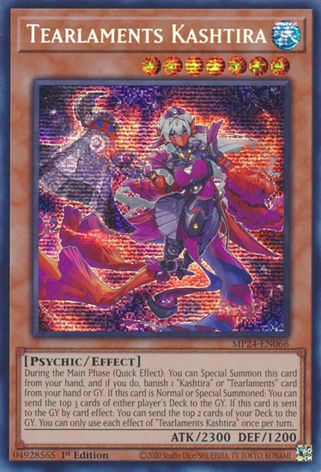 Tearlaments Kashtira [MP24-EN066] Prismatic Secret Rare | Gam3 Escape