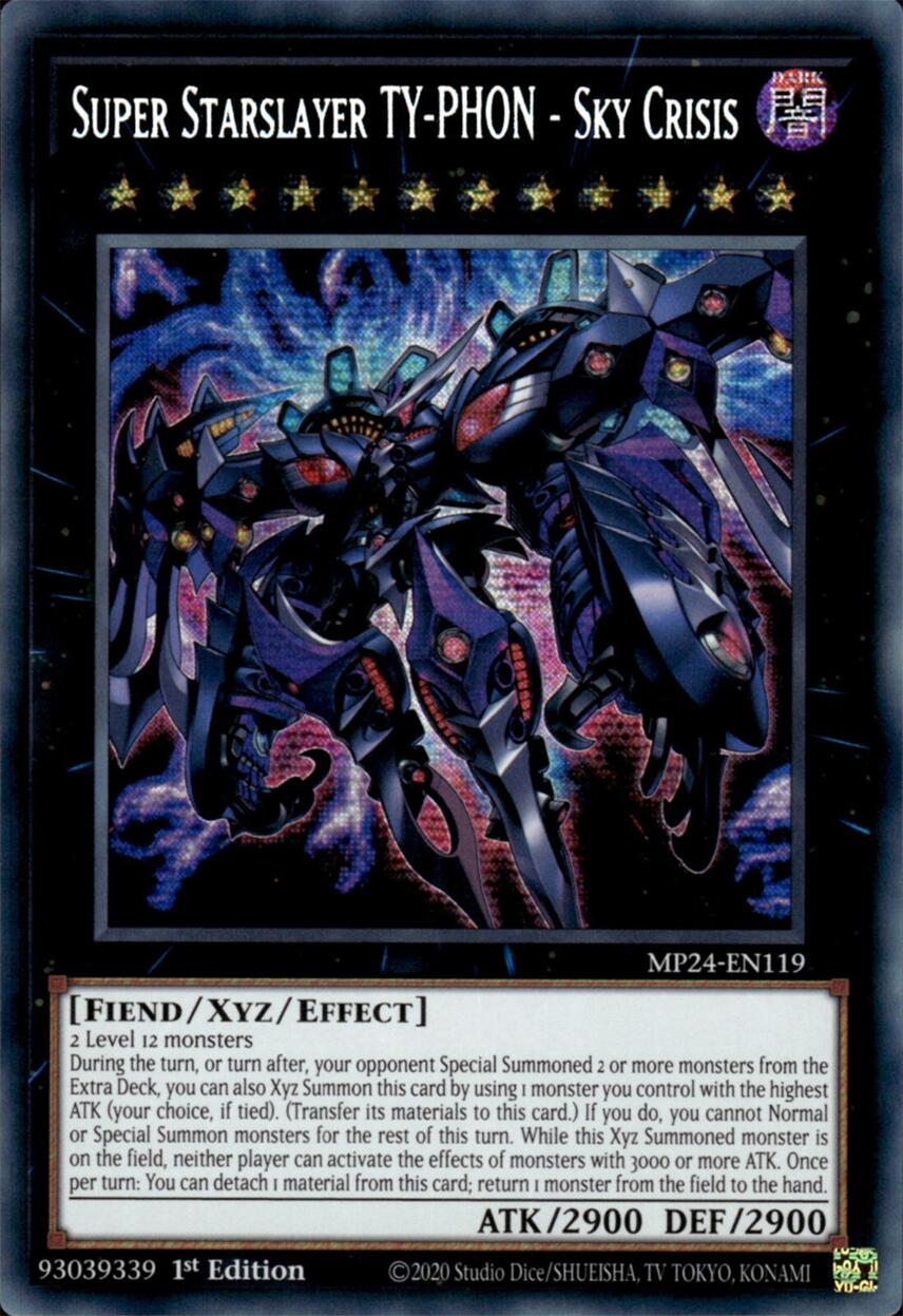 Super Starslayer TY-PHON - Sky Crisis [MP24-EN119] Prismatic Secret Rare | Gam3 Escape