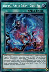 Original Sinful Spoils - Snake-Eye [MP24-EN124] Prismatic Secret Rare | Gam3 Escape