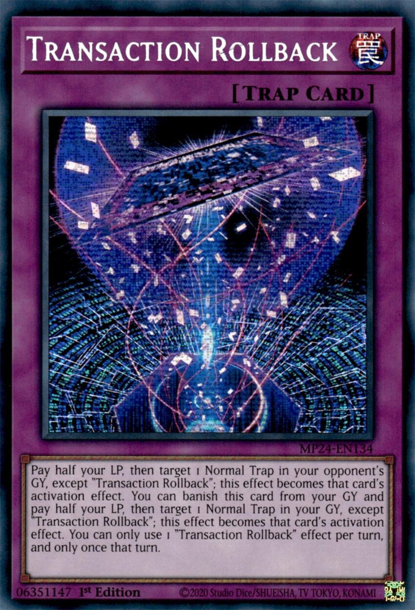 Transaction Rollback [MP24-EN134] Prismatic Secret Rare | Gam3 Escape