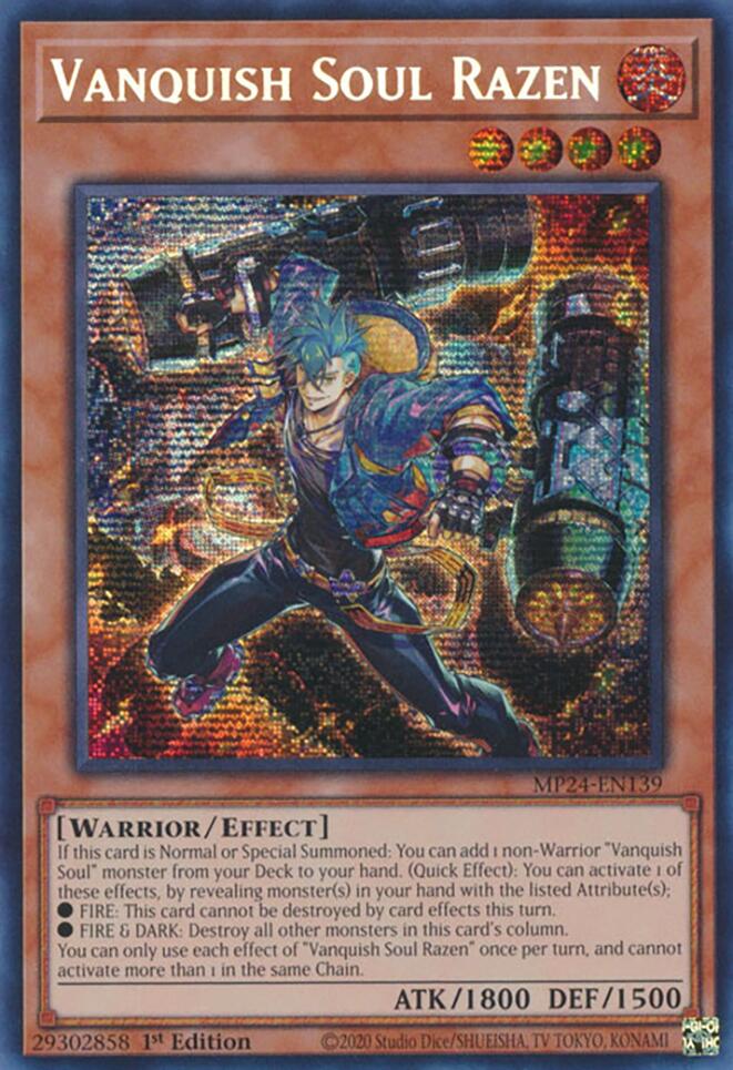 Vanquish Soul Razen [MP24-EN139] Prismatic Secret Rare | Gam3 Escape