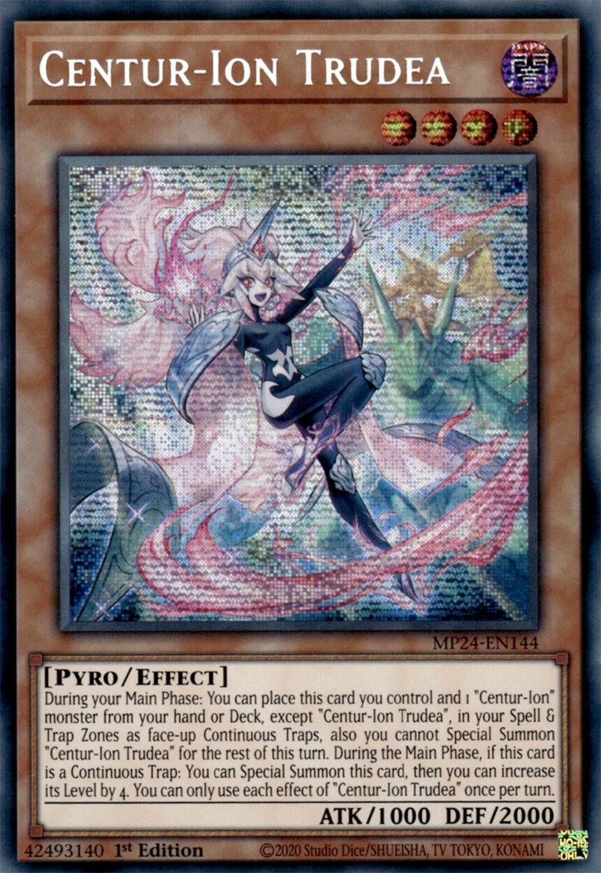 Centur-Ion Trudea [MP24-EN144] Prismatic Secret Rare | Gam3 Escape