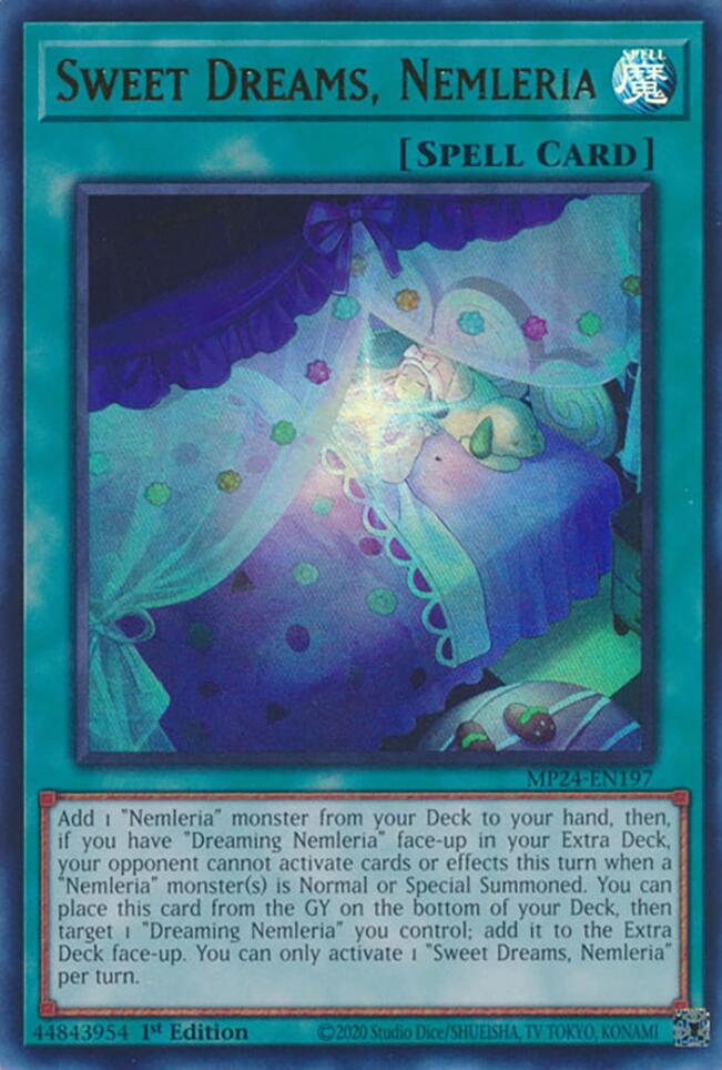 Sweet Dreams, Nemleria [MP24-EN197] Ultra Rare | Gam3 Escape