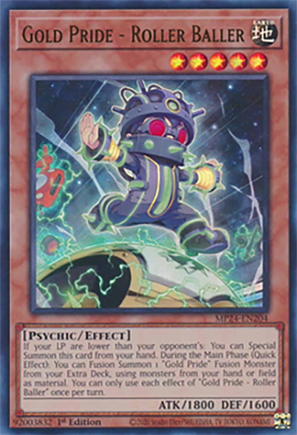 Gold Pride - Roller Baller [MP24-EN204] Ultra Rare | Gam3 Escape
