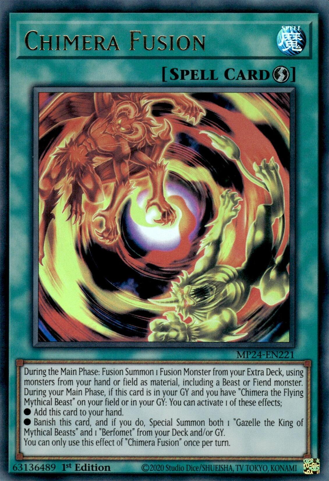 Chimera Fusion [MP24-EN221] Ultra Rare | Gam3 Escape