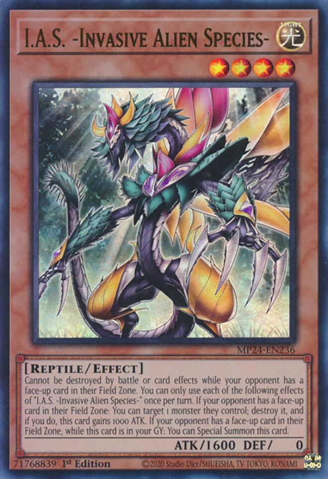 I.A.S. -Invasive Alien Species- [MP24-EN236] Ultra Rare | Gam3 Escape