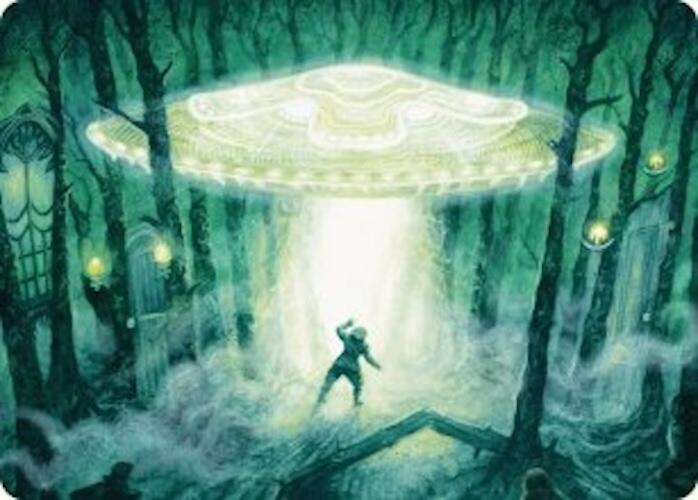 Unidentified Hovership Art Card [Duskmourn: House of Horror Art Series] | Gam3 Escape