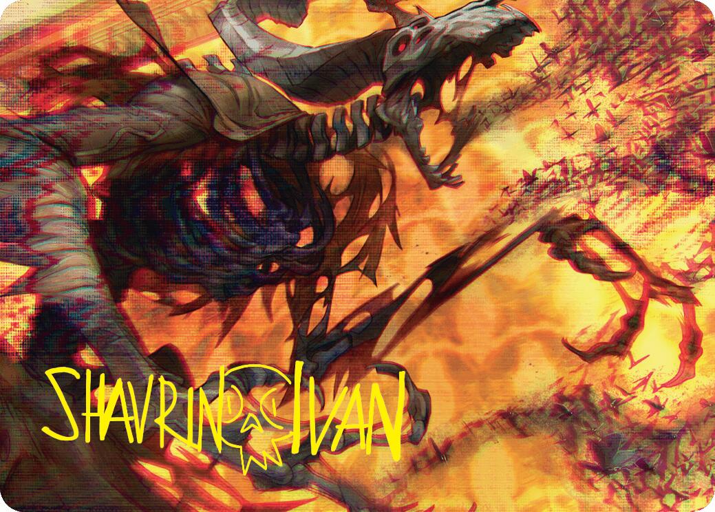 Unwanted Remake Art Card (Gold-Stamped Signature) [Duskmourn: House of Horror Art Series] | Gam3 Escape