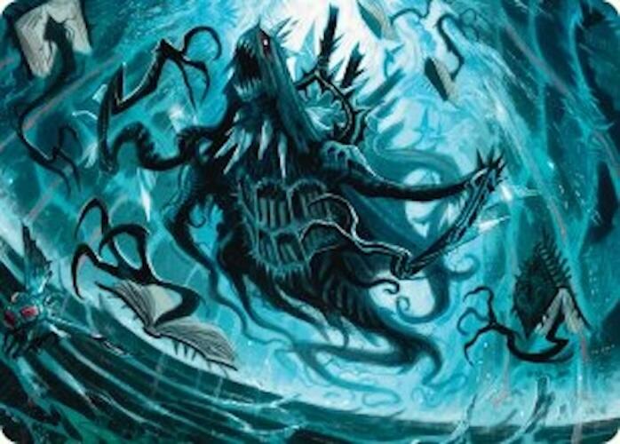 Overlord of the Floodpits Art Card [Duskmourn: House of Horror Art Series] | Gam3 Escape