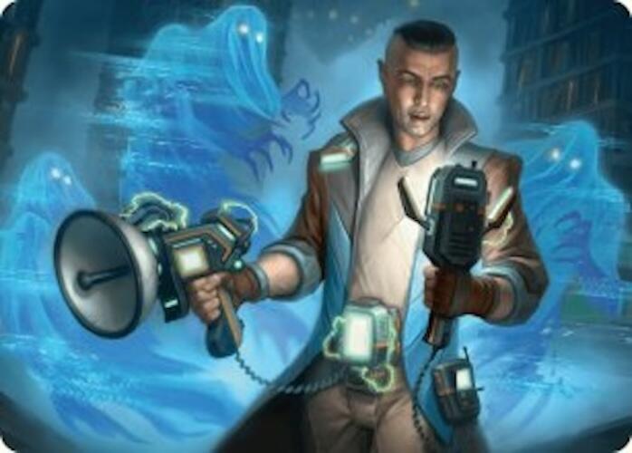Paranormal Analyst Art Card [Duskmourn: House of Horror Art Series] | Gam3 Escape