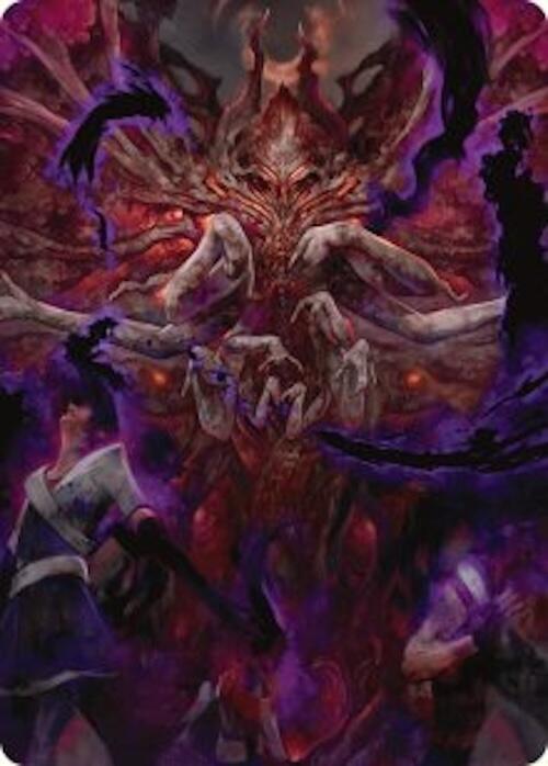 Damnation Art Card [Duskmourn: House of Horror Art Series] | Gam3 Escape
