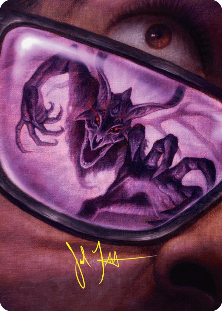 Doomsday Excruciator Art Card (Gold-Stamped Signature) [Duskmourn: House of Horror Art Series] | Gam3 Escape
