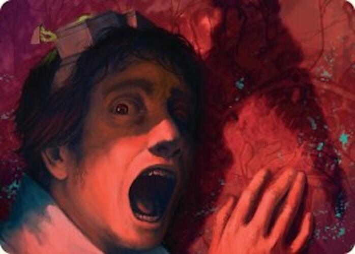 Murder Art Card [Duskmourn: House of Horror Art Series] | Gam3 Escape