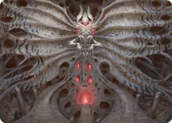 Valgavoth, Terror Eater Art Card [Duskmourn: House of Horror Art Series] | Gam3 Escape