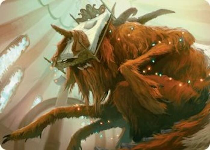 Bedhead Beastie Art Card [Duskmourn: House of Horror Art Series] | Gam3 Escape